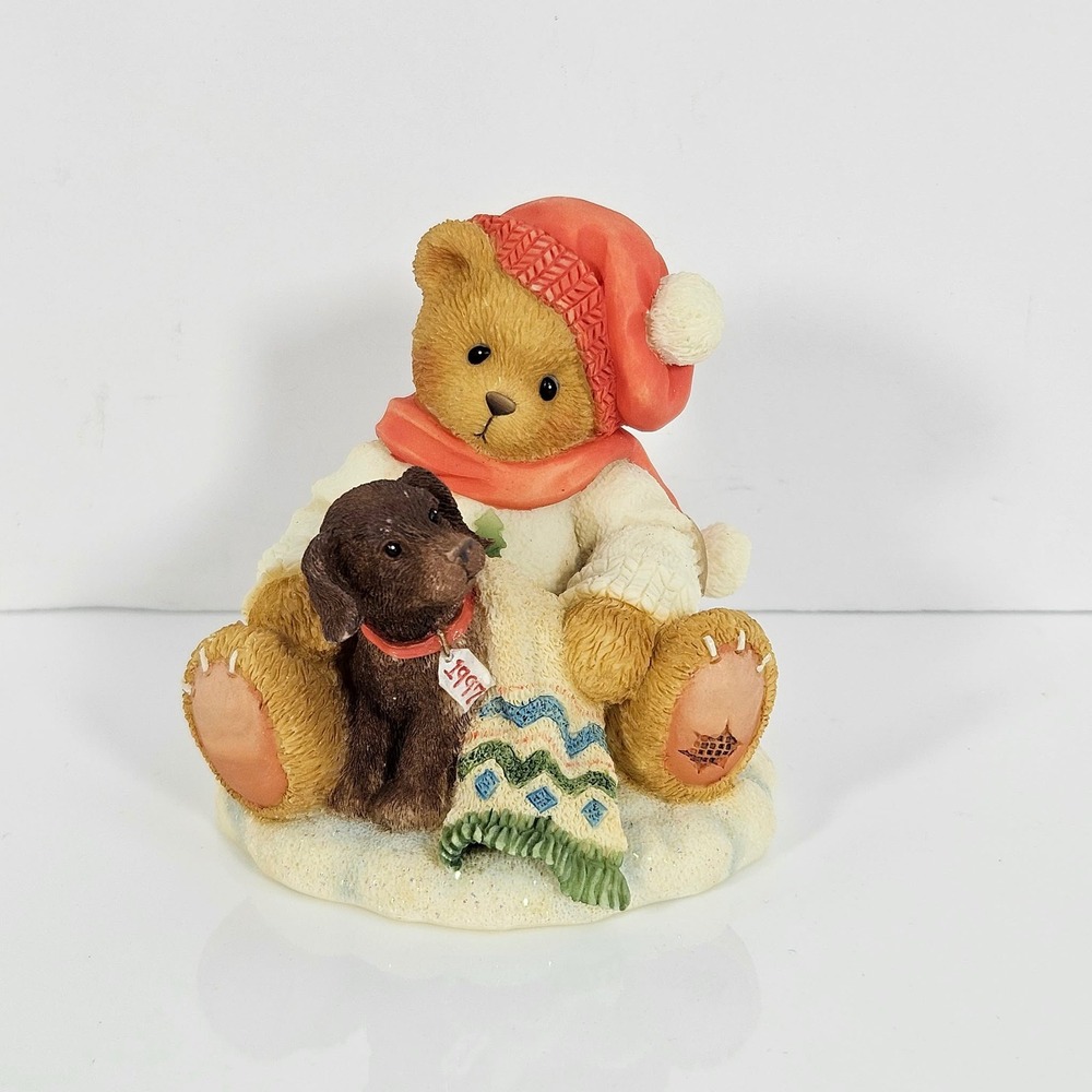 Cherished Teddies Lee You're A Bear's Best Friend Figurine 272167 1997 Puppy